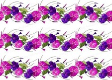 Blumen Lila essbar Tortenband