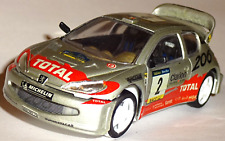 Modellbau_Modell_Peugeot 206 WRC Total Rally 2001_Heller_Fertigmodell 1:43