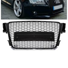 Sport Kühlergrill Wabengrill schwarz hochglanz für Audi A5 8T ab 07-12 kein RS5