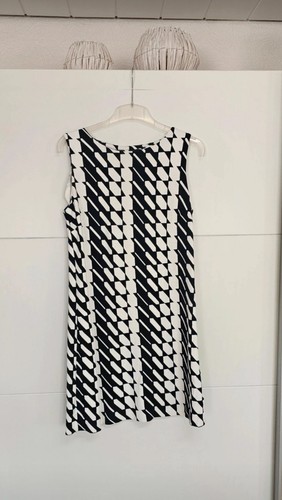 Comma minikleid schwarz - schwarz, weiß