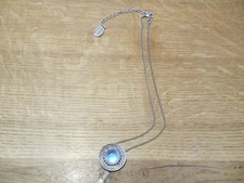 Konplott Kette  aus Silber  mit leuchtendem Stein wie NEU!!!