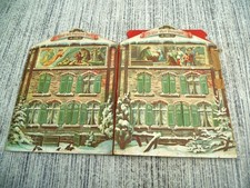 ADVENTSHÄUSCHEN NR 7019 antik um 1910 Weihnachten Adventshaus Dresden Chemnitz