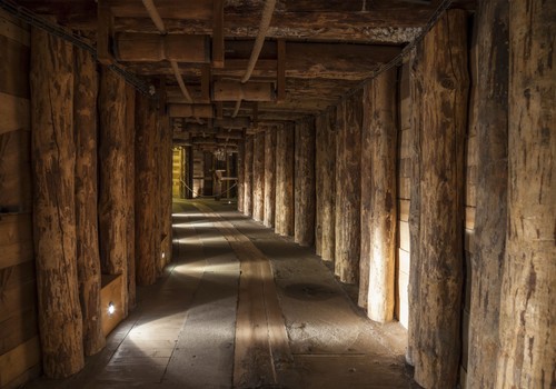 Holz tunnel braun effekt - holz,