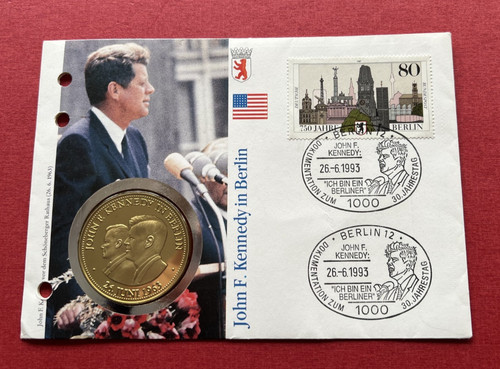 Numisbrief john kennedy in - john,