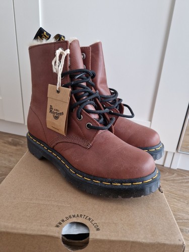 Martens boots leder - martens, braun