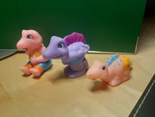 3x Dinosaurier Spielfiguren, Weich