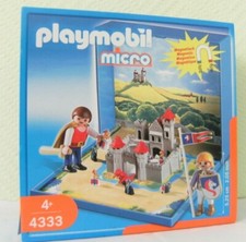 Playmobil MicroWelt Ritterburg 4333 von 2005 Neu & OVP Prinz Prinzessin Burg
