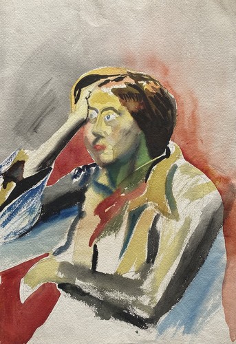 Naiver expressionist frau - expressionist,