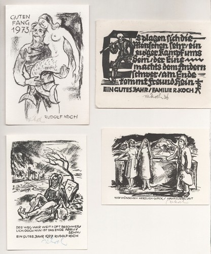 Exlibris rudolf koch - exlibris,