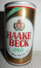 HAAKE BECK   Stahl Bierdose