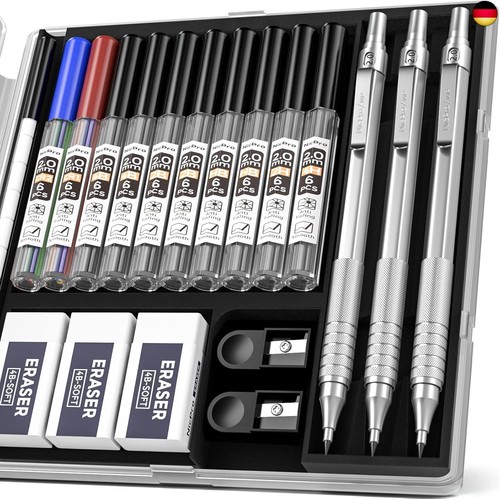 Nicpro 2mm druckbleistifte set - nicpro,