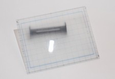 Linhof Mattscheibe 9x12 / 4x5 mit Gitter - blau