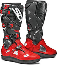 SIDI Crossfire 3 SRS Motocross MX Stiefel Crossstiefel Schwarz Rot Enduro