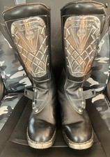 Alpinestars Supervictory MAD MAX / SNAKE PLISSKIN Leder Motocross Boots Rarität