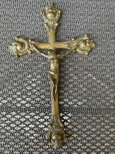 Messingkreuz wandkreuz jesus - wandkreuz,