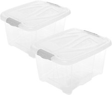 2x 30 L Aufbewahrungsbox mit