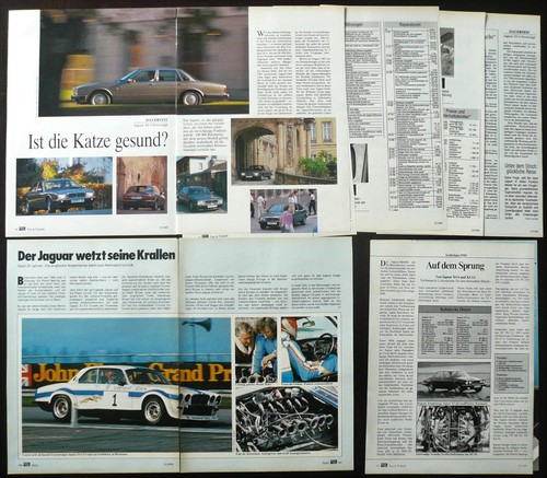 Literatur reports jaguar 6 - jaguar, xj