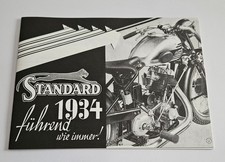 Standard Programm 1934 OLDTIMER Broschüre Prospekte