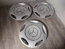 3 x Mercedes Benz Radkappe in  15 Zoll Silber 2024010624   W202