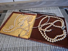 Perlen Ketten 835/925er Silber Nachlass