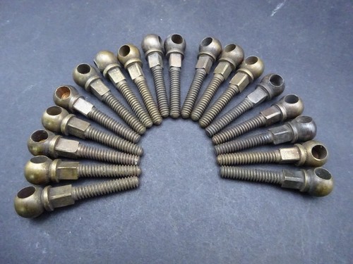 Paar gebrauchte messingknöpfe - gebrauchte,