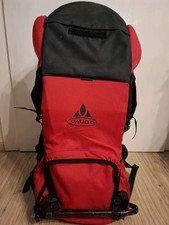 Vaude Kraxe Kindertrage Wandertrage, Rot, für Rückenschonendes Wandern