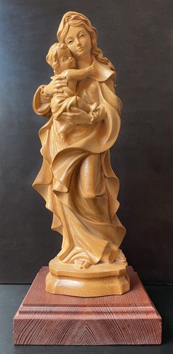 Holzschnitzerei madonna mit - madonna,