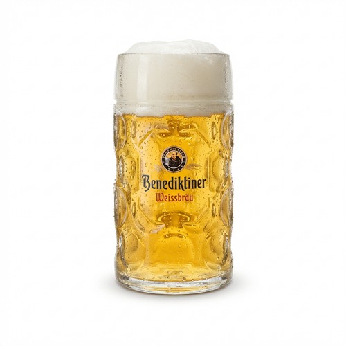 Benediktiner maßkrug bierglas - maßkrug,