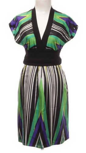 Seidenkleid grün marc - seidenkleid,