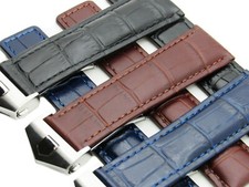 22mm Braunes Leder Uhr Band