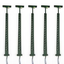 5 Stk, Modell Bahnleuchten-Gittermastleuchte,spur N 1:160 LED Licht Layout Lamp,