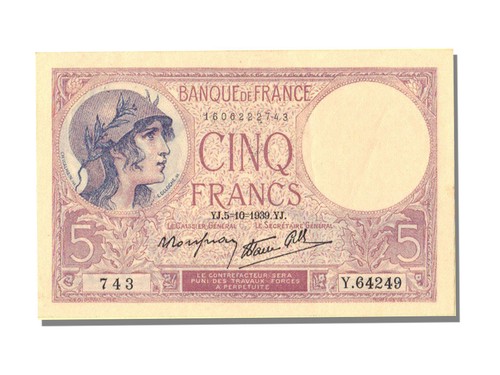 France francs 5 f - france,,