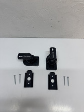 SAVONGA Lautsprecher Boxen Wandhalter, Paar 2 Stück, schwarz, hält bis 5kg