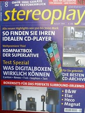 STEREOPLAY 8/99, THIEL SCS 3,ACCUSTIC ARTS PREAMP,AMP, CLASSIC 1,AUDIOLABOR 511,