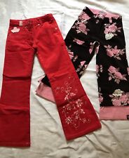 2 wunderschöne Mädchenhosen Gr. 122/128 Meine Fee Amelie + H4 Kids