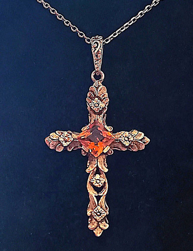Anhänger kreuz silber vintage - anhänger,