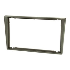 Doppel DIN Radioblende passend für Opel Corsa C Combo Vectra C Meriva dunkelgrau