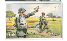 Kaufmannsbild - Erdal  Serie 100/6 - Reichswehr - Brieftaubenpatrouille - Foto