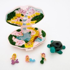Polly Pocket Bootleg KO Knock-Off Set Unofficial Mermaid Meerjungfrau Vintage