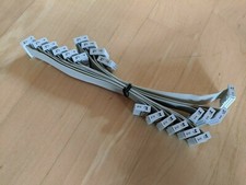 10 Stück Flachbandkabel 14-polig mit Pfosten-Steckern – 15 cm