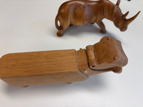 Kay bojesen nilpferd - nilpferd, (holz)