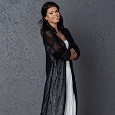Schwarze braut mohair - schwarze,