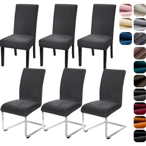 Stuhlhussen samt 6er set - samt,