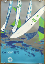 Plakat poster kiel segeln - plakat,