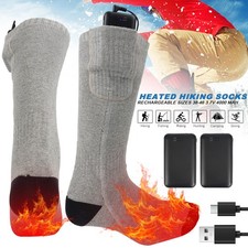 Beheizbare Socken Wiederaufladbare Elektrisch Beheizte Socken Baumwollsocken DE