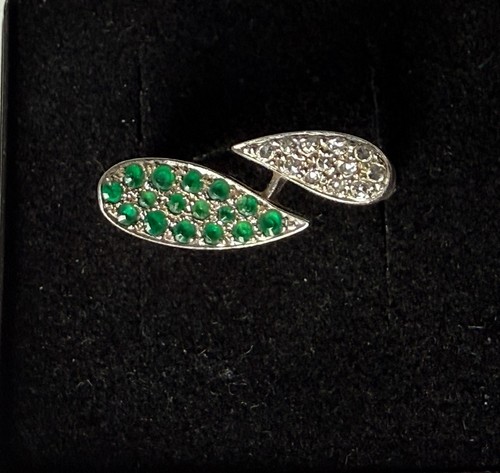 Karat weissgold ring mit - karat,