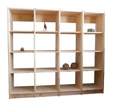 Regal Regalsystem Bücherregal Holz Kiefer massiv flexibel & erweiterbar neu