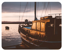 Mousepad boot 24x19 schiff - mousepad,