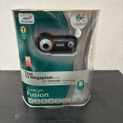 Logitech quickcam fusion 3mp - logitech, 1.3mp