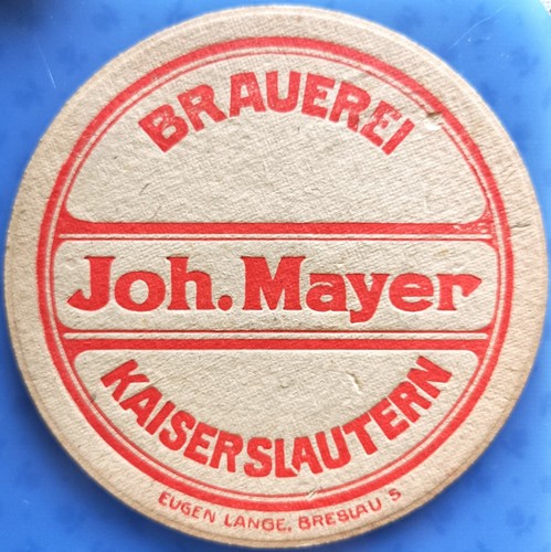 Alter bierdeckel brauerei - bierdeckel,
